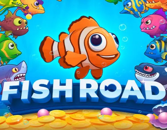 Fish Road game by InOut – logo hosted on Gangstasino Casino