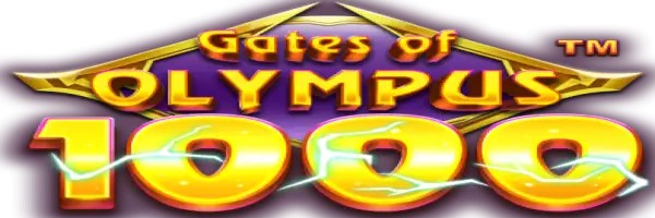 Gates of Olympus 1000 online game logo by Pragmatic Play on gangstasinoo.eu