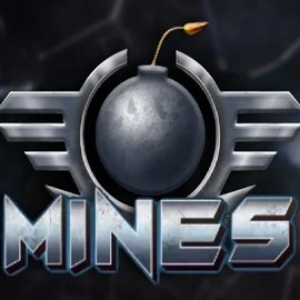 Mines online game logo by Turbo Games on gangstasinoo.eu